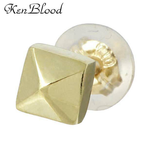 ケンブラッド ピアス メンズ ケンブラッド KEN BLOOD スタッズ K10 ゴールド ピアス アクセサリー 1個売り 片耳用 KP-395GD