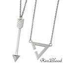 ケンブラッド KEN BLOOD シルバー ペア ネックレス アクセサリー ARROW & TRIANGLE KP-468