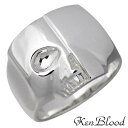 【ポイント5倍!最大1500円OFFクーポン 5/6まで】 ケンブラッド KEN BLOOD スカル シルバー リング 指輪 アクセサリー ドクロ 9〜21号 シルバー925 スターリングシルバー KR-267SV(4)
