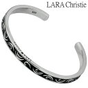 【ポイント3倍!最大5000円OFFクーポン 20日まで!】 ララクリスティー LARA Christie セイントグラス バングル アクセサリー BLACK ...
