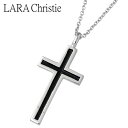 ララクリスティー LARA Christie レールクロス シルバー ネックレス アクセサリー BLACK Label シルバー925 スターリングシルバー L...