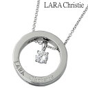 ララクリスティー LARA Christie ヴォヤージュ シルバー ネックレス アクセサリー ホワイト WHITE Label シルバー925 スターリングシルバー LA-P3894-W