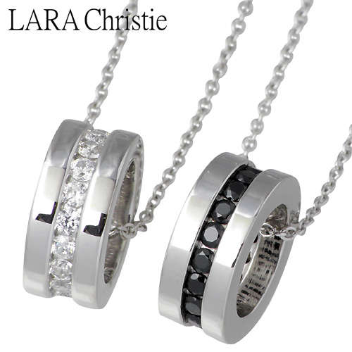 【ポイント10倍! 4月10日まで】 ララクリスティー LARA Christie エタニティ ペア シルバー ネックレス アクセサリー シルバー925 スターリングシルバー LA-P471-P