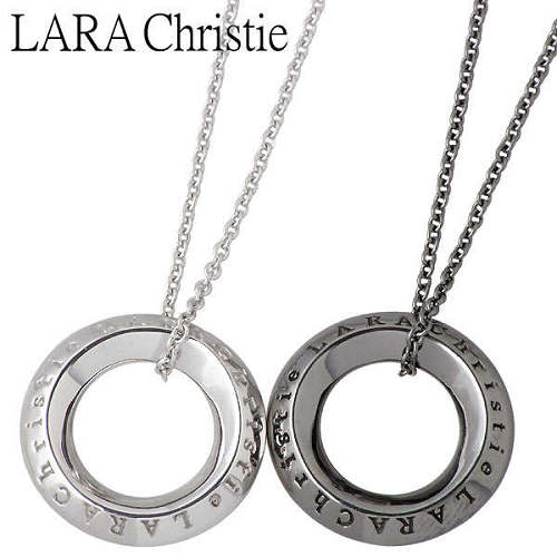 ララクリスティー ペアネックレス ララクリスティー LARA Christie ローラシア シルバーペア シルバー ネックレス アクセサリー ブラック ホワイト PAIR Label シルバー925 スターリングシルバー LA-P5719-P