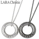 【お買い物マラソン ポイント5倍!】 ララクリスティー LARA Christie ローラシア シルバーペア シルバー ネックレス アクセサリー ブラック ホワ...