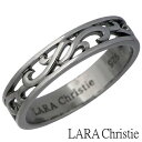 【ポイント5倍! 18日まで!】 ララクリスティー LARA Christie ランソー シルバー リング ブラック 15〜23号 指輪 アクセサリー BLAC...