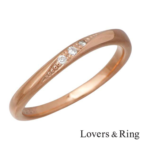 ラバーズリング Lovers & Ring ダイヤモンド シルバー リング ピンク 指輪 アクセサリー 7～21号 シルバー925 スターリングシルバー LSR-0120DPK