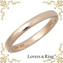ラバーズリング Lovers & Ring 刻印可能 K10 ピンクゴールドリング 指輪 アクセサリー 5〜23号 LSR-0651PK