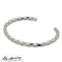 エムズコレクション M's collection ファインツイストワイヤーバングル シルバーバングル ブレスレット シルバー925 メンズ レディース 日本製 ...