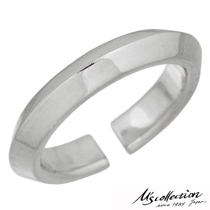 【ポイント5倍！30日まで！】 エムズコレクション M's collection ファイントライアングルワイヤー シルバー リング 指輪 メンズ レディース 9～21号 シンプル シルバーアクセサリー アクセ ギフト プレゼント FR-002