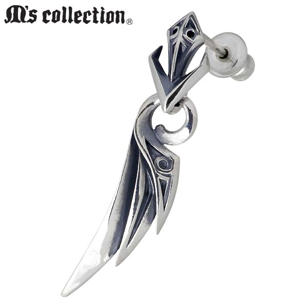 エムズコレクション M's collection テンタクルス ウィング シルバー ピアス アクセサリー 1個売り 左耳用 シルバー925 スターリングシルバー...