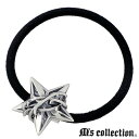 【ポイント5倍!最大1500円OFFクーポン 5/6まで】 エムズコレクション M's collection シルバー ヘアゴム スター シルバー925 スター...