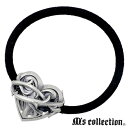 【ポイント5倍!最大1500円OFFクーポン 5/6まで】 エムズコレクション M's collection シルバー ヘアゴム ハート シルバー925 スター...