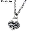 【ポイント10倍! マラソン期間中】 エムズコレクション M's collection ミニ ハート シルバー ネックレス アクセサリー メンズ レディース XP-092