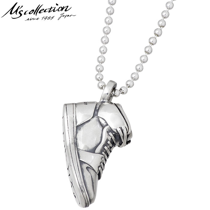 エムズコレクション M's collection シルバー ネックレス スニーカー メンズ レディース XP-182