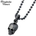マジェスフィッセン Magische Vissen シルバー ネックレス アクセサリー ルテニウム スカル シルバー925 スターリングシルバー OZP-016