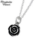 【ポイント10倍! マラソン期間中】 マジェスフィッセン Magische Vissen シルバー ネックレス アクセサリー バラ シルバー925 スターリングシルバー OZP-037