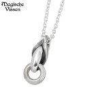 【ポイント5倍! 13日まで!】 マジェスフィッセン シルバー ネックレス ワッカ チェーン付き レディース シルバー925 アクセサリー ブランド 人気 シンプル プレゼント Magische Vissen OZP-112