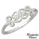 【ポイント5倍! 18日まで!】 マジェスフィッセン Magische Vissen シルバー リング ストーン レディース 指輪 アクセサリー 5~15号 シ...