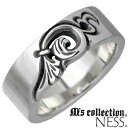 エムズコレクション M's collection シルバー リング メンズ 15〜21号 フェザー 羽 指輪 アクセサリー シルバー925 スターリングシルバー...