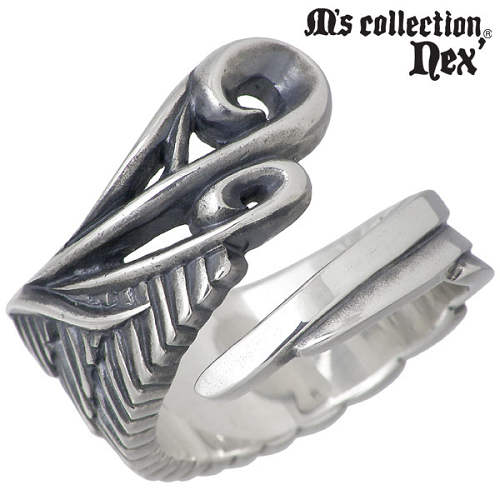 エムズコレクション 指輪 メンズ エムズ コレクション M's collection ウィング シルバー リング 指輪 アクセサリー 15～21号 シルバー925 スターリングシルバー X0171