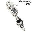 エムズコレクション M's collection ブラックキュービック スタッド シルバー ピアス アクセサリー 1個売り 片耳用 シルバー925 スターリング...