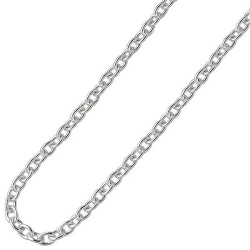 シルバーチェーン あづきチェーン45cm シルバーネックレスチェーン シルバー925 スターリングシルバー CL080-45