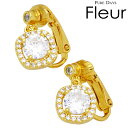 フルール PURE DAYS Fleur ブラス キュービックジルコニア イヤリング アクセサリー アクセ ギフト プレゼント PFLE-201