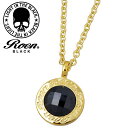 【ポイント10倍! マラソン期間中】 ロエンブラック RoenBLACK リバーシブル シルバー ネックレス アクセサリー メンズ キュービック ブラス RO-007