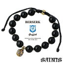 セインツxベルセルク BERSERK×SAINTS ベヘリット オニキス ブレスレット アクセサリー 覇王 メンズ BSS-B-01