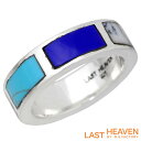ラストヘブン LAST HEAVEN スリーカラーストーン シルバー リング 指輪 アクセサリー メンズ 17〜21号 LHR-806MAR