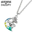 セインツ スヌーピー SAINTS x SNOOPY ゴルフ シルバー ネックレス アクセサリー シルバー925 スターリングシルバー SNPY-N-10