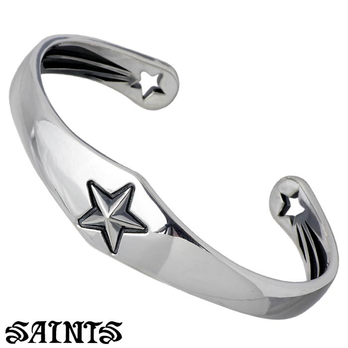 セインツ SAINTS スター シルバー バングル アクセサリー メンズ 星 SSB-701