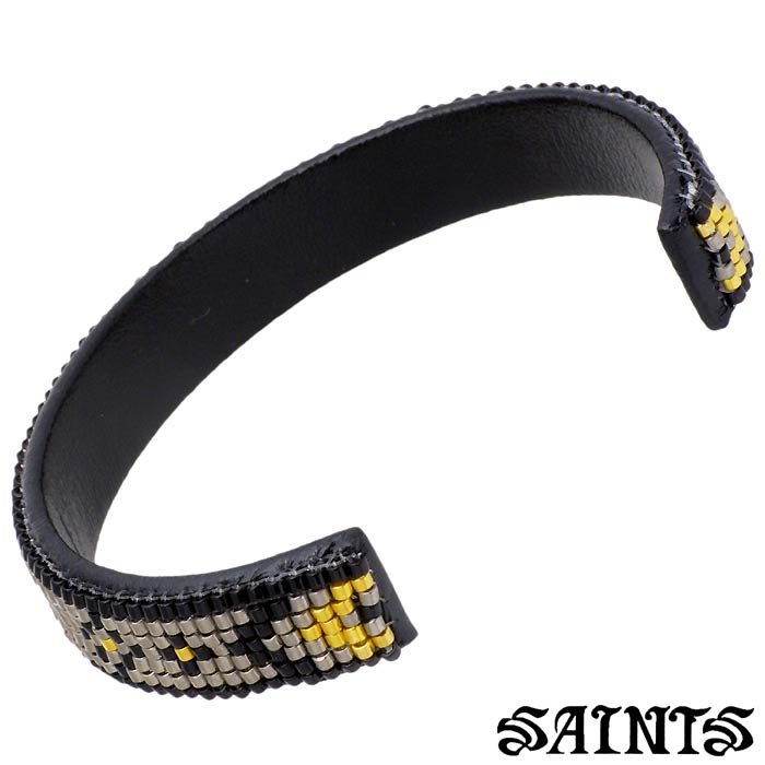 【ポイント10倍！ 4月10日まで】 セインツ SAINTS コプラ クロス ビーズ バングル アクセサリー メンズ シルバー SSB11-74SV