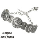 セインツ×アンプジャパン SAINTS X amp japan ギリシャ コイン バングル アクセサリー ブレスレット アクセサリー メンズ SSB6-02
