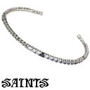 【ポイント5倍! 18日まで!】 セインツ SAINTS 12使徒 スカル シルバー バングル アクセサリー ブレスレット アクセサリー シルバー925 スター...