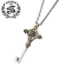 セインツ SAINTS ジーザスキー ネックレス アクセサリー シルバー 真鍮 メンズ レディース 鍵 シルバー925 スターリングシルバー SSP3-240