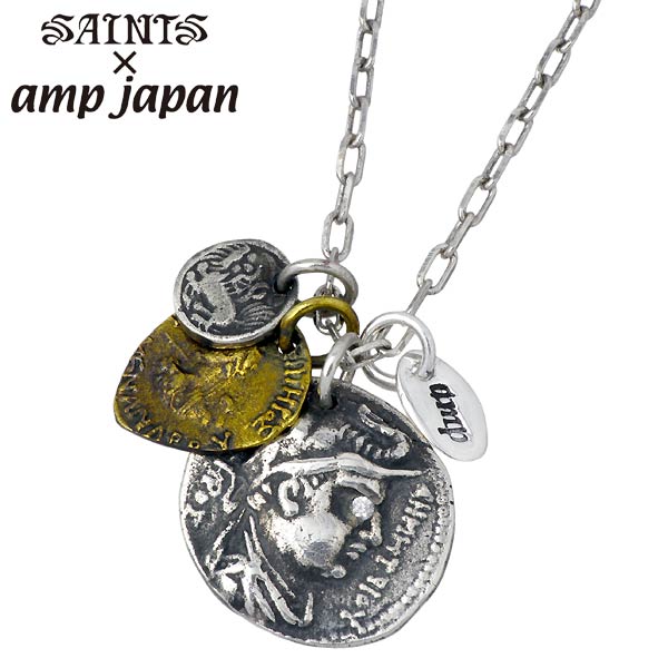 アンプジャパン セインツ×アンプジャパン SAINTS X amp japan ギリシャ コイン ネックレス アクセサリー メンズ SSP6-01
