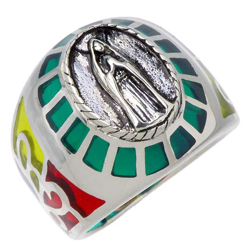 セインツ SAINTS マリア ステンドグラス シルバー リング 指輪 アクセサリー シルバー925 スターリング..