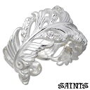 【ポイント10倍! マラソン期間中】 セインツ SAINTS ジルコニア シルバー リング 指輪 アクセサリー レディース 羽根 9~13号 SSR12-111CLR