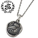 【ポイント5倍! 18日まで!】 セインツ SAINTS ミネルヴァの梟 ふくろう コイン シルバー ネックレス アクセサリー シルバー925 スターリングシル...