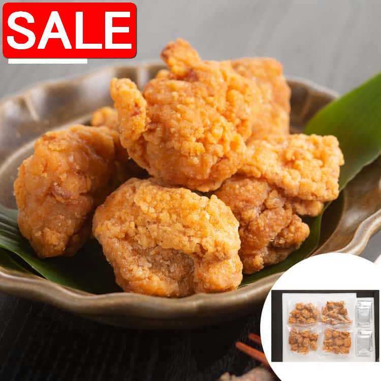 【スーパーSALE 10%OFF！】 東京 鈴なり 村田明彦監修 レンジで簡単 からあげ 2種のソース付 300gx4 レンジやトースターで簡単に食べられる調理済みからあげに さらに味を楽しめるようシェフのソースを2種類つけました