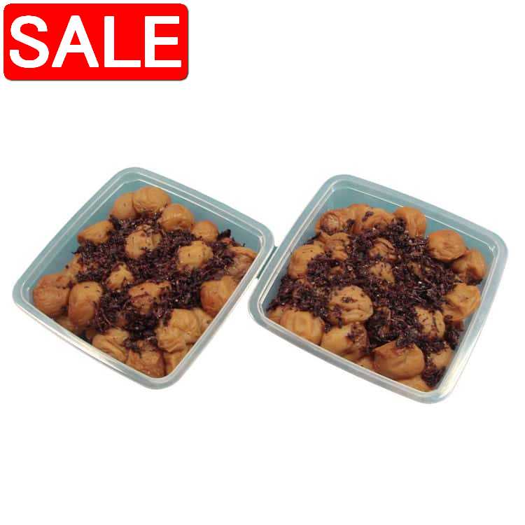 【スーパーSALE 10%OFF！】 和歌山 紀州南高梅 つぶれ梅 かつお風味 塩分6% 1kgx2 和歌山南高梅のつぶれ梅です サイズは不揃いですが おにぎりや焼酎のお湯割りなどに大変重宝します ご進物 ギフト 贈り物に 離島配送不可