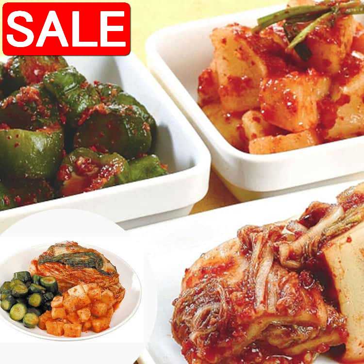 【スーパーSALE 10%OFF！】 大阪鶴橋コリアタウンのキムチ 白菜500g 大根500g きゅうり250g キムチ名人が作る 本格キムチは素材にこだわり 手間暇を惜しまずに作りました ご進物 ギフト 贈り物に 離島配送不可