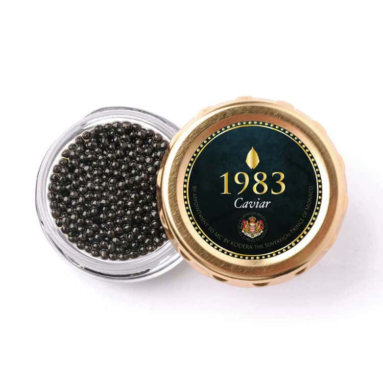 【最大5000円OFFクーポン+ポイント5倍!20日まで!】 宮崎キャビア 1983 JCAVIAR Monaco 20g MCBY KODERA共同開発 モナコ皇室御用達に指定されている MCBY KODERA との共同開発により完成したフラッグシップキャビアです ご進物 ギフト 贈り物に