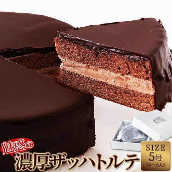 ザッハトルテ 【スーパーSALE 10%OFF！】冷凍 魅惑の ザッハトルテ 5号 チョコレート ケーキ お歳暮 お中元 ご進物 ギフト 贈り物に最適 販売元より直送 SM00010095