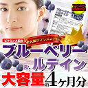 【ポイント5倍! 7/31まで! 】 【ネコポス出荷】 ブルーベリー & ルテイン サプリメント 約4ヵ月分 メガ盛り 手土産 プレゼント ご進物 ギフト 贈り...