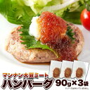 【ポイント5倍! 18日まで!】 【ゆうパケット出荷】 マンナン 大豆 ミート ハンバーグ 90gx3袋 100%植物由来の新感覚ハンバーグ 手土産 プレゼント...