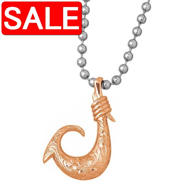 【スーパーSALE 50%OFF!】 ステンレス ネックレス アクセサリー 金属アレルギー対応 ハワイアンジュエリー ハワジュ メンズ レディース フィッシュフ...