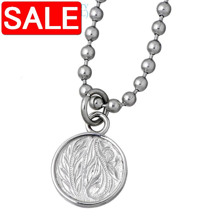 【スーパーSALE 50%OFF!】 ステンレス ハワイアンジュエリー ハワジュ ネックレス アクセサリー 金属アレルギー対応 ラウンド レディース 医療用サー...